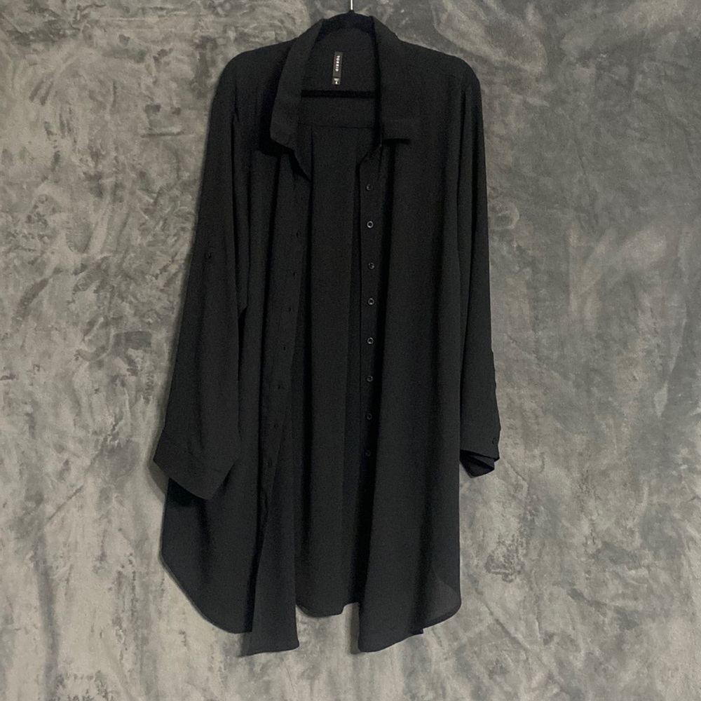 COPY - Torrid all Black Swim Suit coverup Size 4.